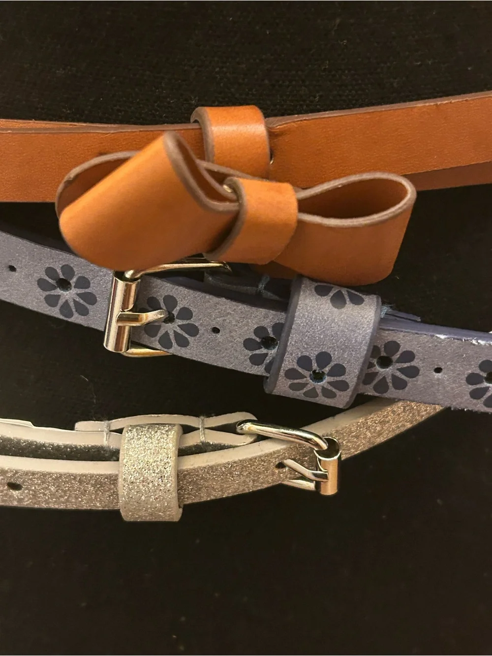 Girls Set Of Three Belts Size L-XXL